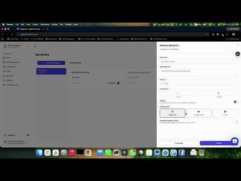 Crea y edita tus servicios