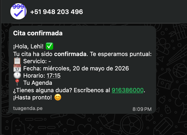 Recordatorios Autom谩ticos